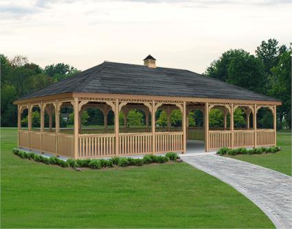 Fifthroom Cedar Rectangular Gazebo