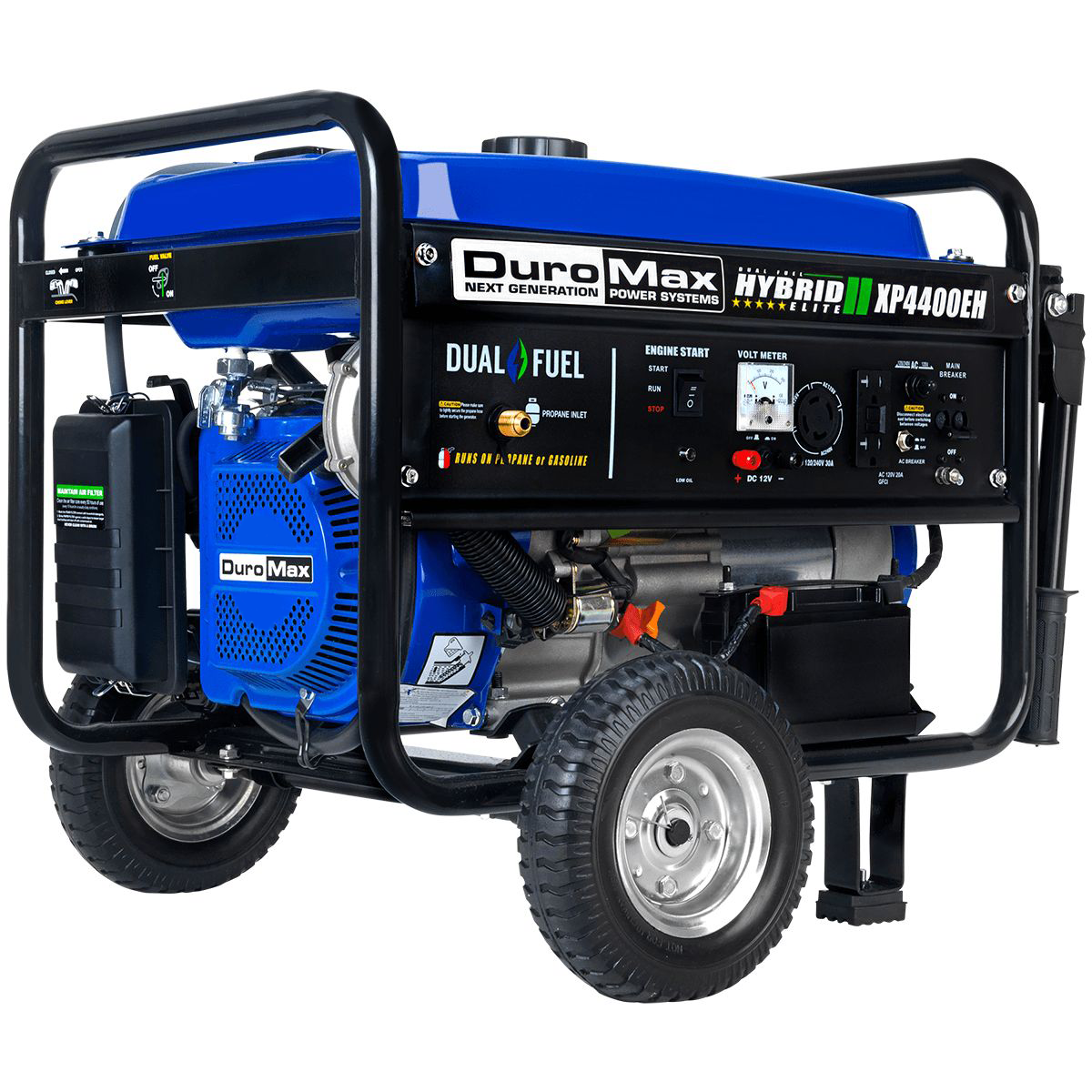 DuroMax 4,400 Watt Dual Fuel Portable Generator XP4400EH