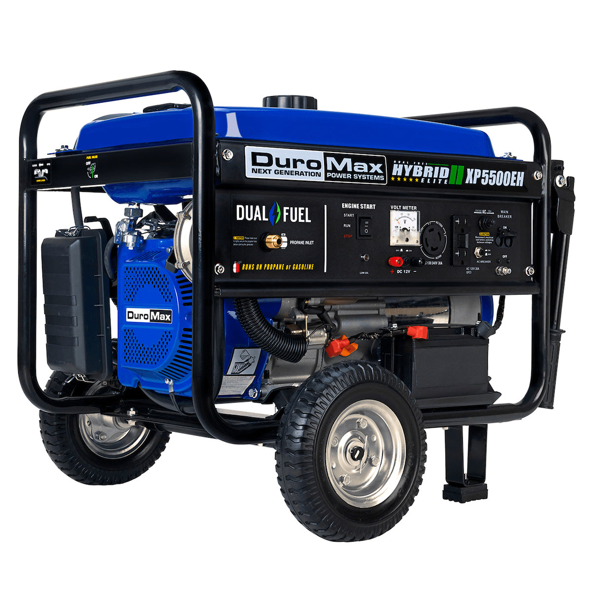 DuroMax 5,500 Watt Dual Fuel Portable Generator XP5500EH