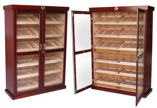 THE BERMUDA LARGE DISPLAY CABINET HUMIDOR BY PRESTIGE IMPORT GROUP