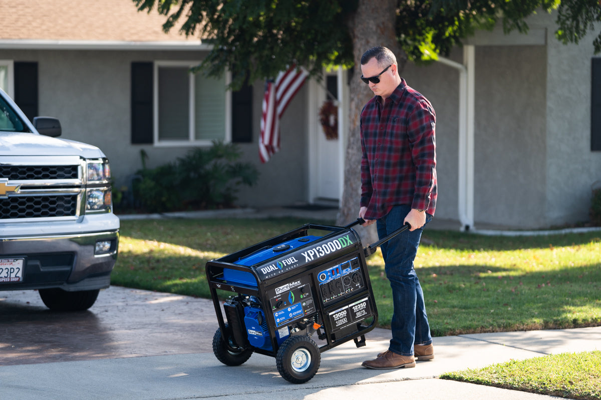 DuroMax 13,000 Watt Dual Fuel Portable Generator w/ CO Alert XP13000DX