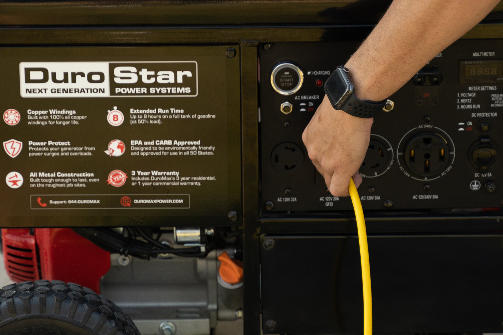 (Discontinued) DuroStar 13,000 Watt Gasoline Portable Generator  DS13000E