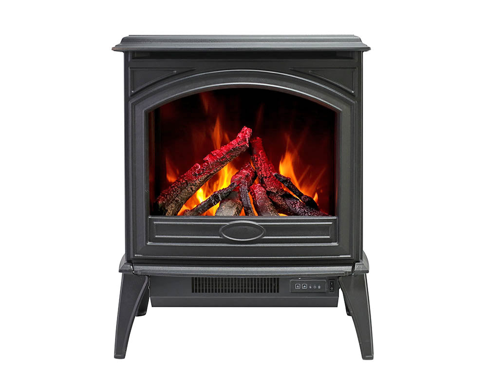 Sierra Flame Cast Iron Freestand Electric Fireplace