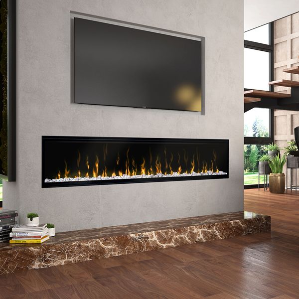 Dimplex IgniteXL 74-Inch Built-in Hardwired Electric Fireplace XLF74