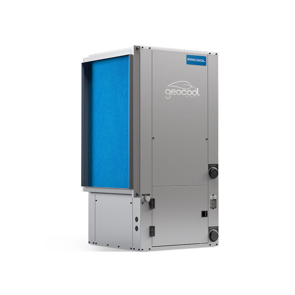 MRCOOL 60K BTU, 5 Ton Vertical Two-Stage 230V 1-Phase 60Hz CuNi Coil Left Return | GCHPV060TGTANXL