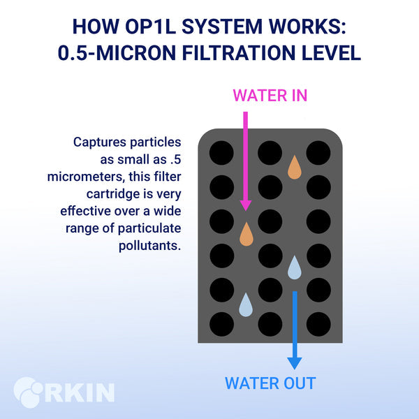 Rkin OP1L Certified Whole House Lead, Cyst, PFOA, and PFOS Water Filter System