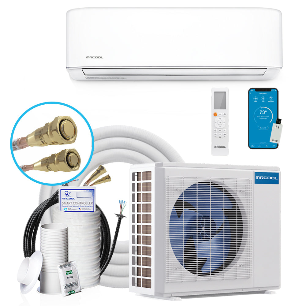 MRCOOL DIY 24K BTU, 20.5 SEER2 Ductless Mini Split Heat Pump Complete System | Energy Star | 4th Gen Series | DIY-24-HP-WM-230C25