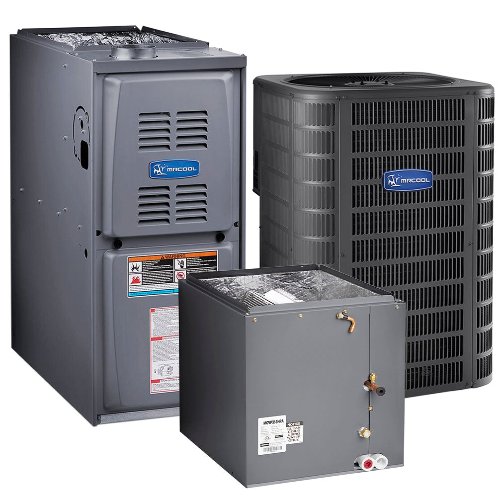 MRCOOL 80% AFUE 110K BTU, 5 Ton Upflow/Horizontal 5-Speed Gas Furnace | MGM80SE110C5A