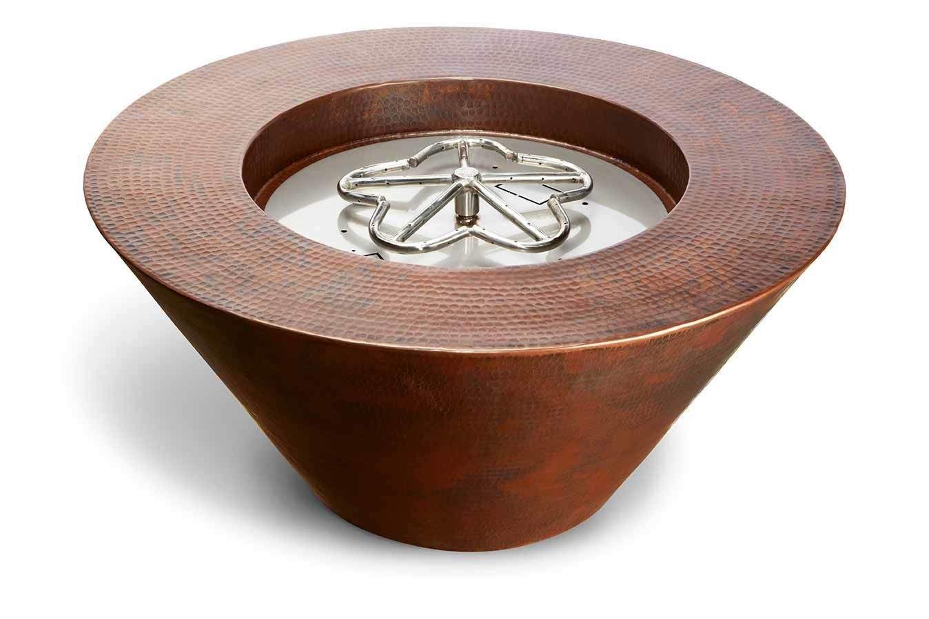 HPC Fire MESA32 Mesa Copper Gas Fire Pit Bowl