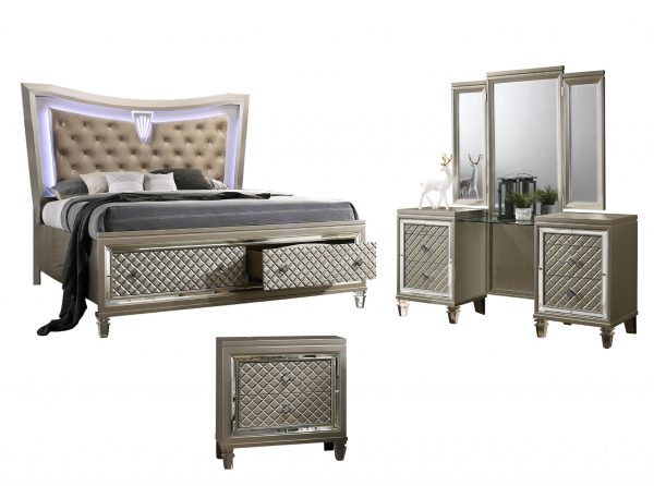 BQF Venetian Full Bedroom Set VEN-CK3