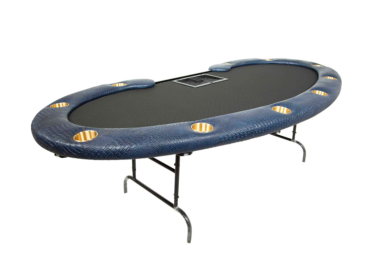 BBO Prestige 108" 11 Player Folding Leg Poker Table 2BBO-PRES