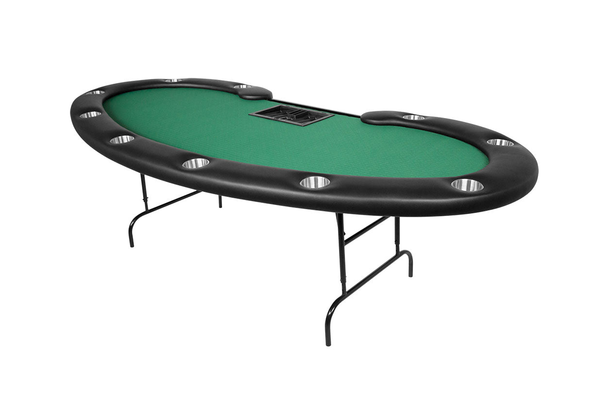 BBO Prestige 108" 11 Player Folding Leg Poker Table 2BBO-PRES