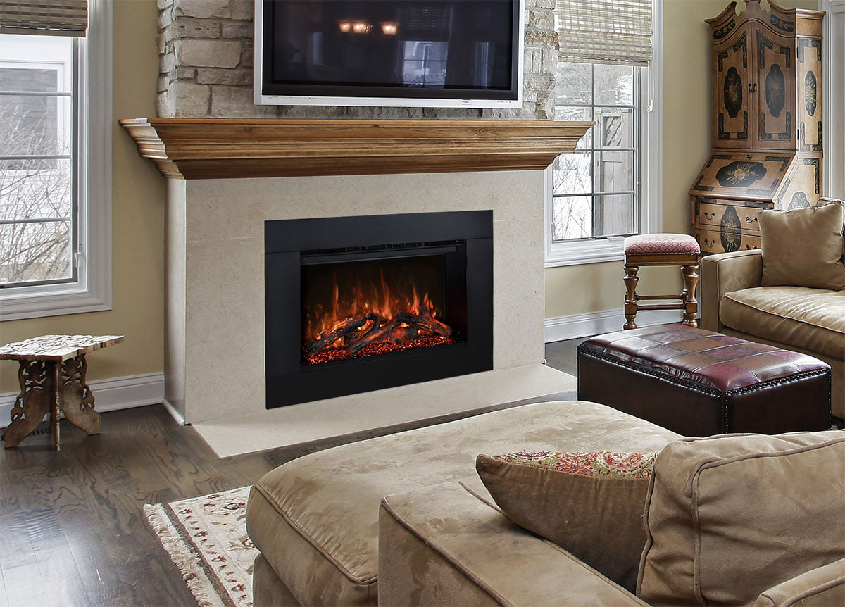 Modern Flames Electric Fireplace Insert Mount Red-stone Series