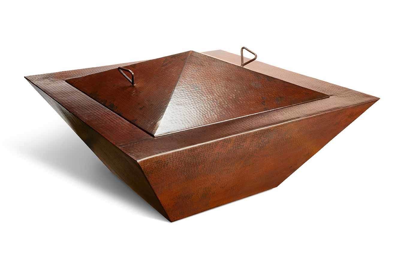 HPC Fire SEDO40 Sedona Hammered Copper Gas Fire Pit Bowl