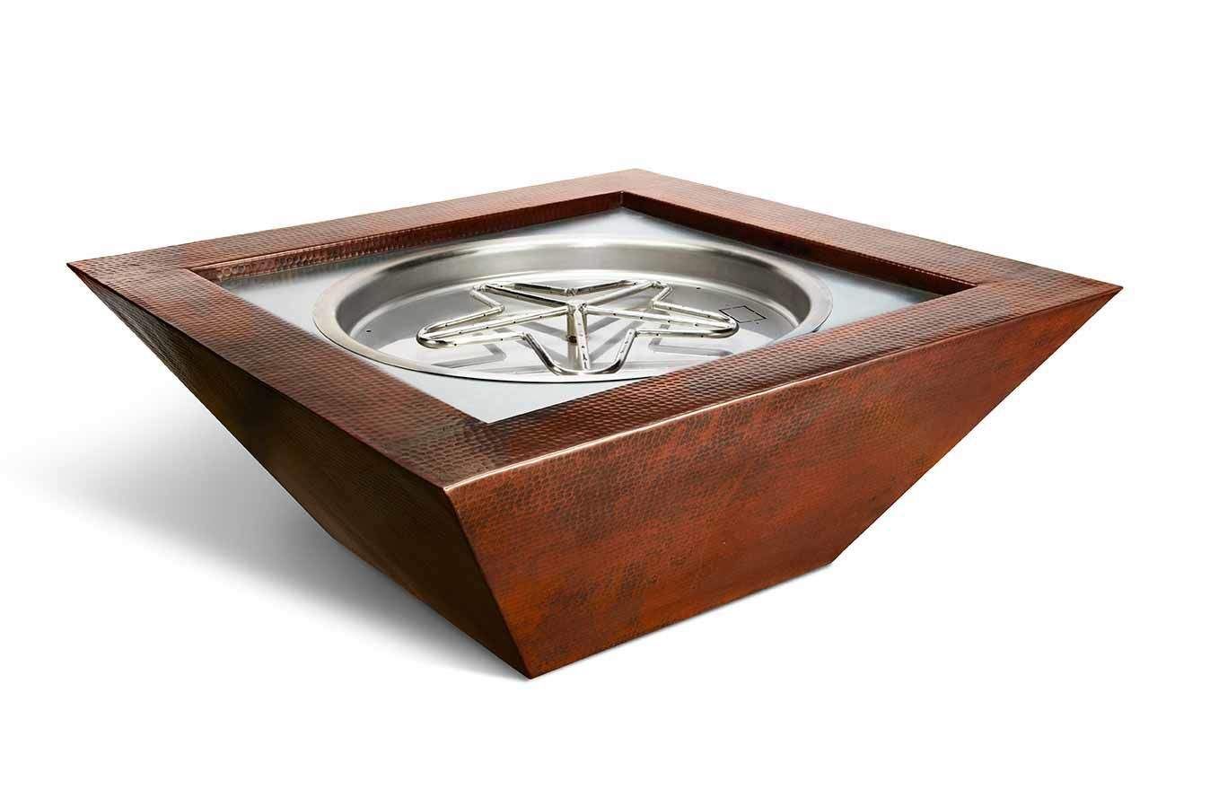 HPC Fire SEDO40 Sedona Hammered Copper Gas Fire Pit Bowl