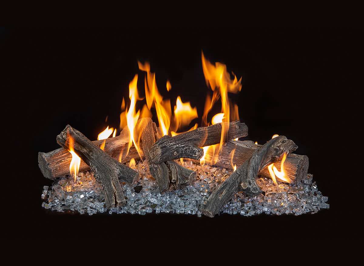 Canyon Gas Logs Linear Western Driftwood Set